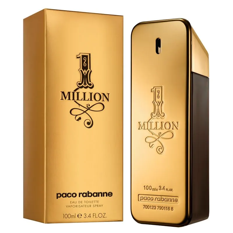 2-Perfume Rabanne 1 Million Masculino Eau de Toilette 100ml